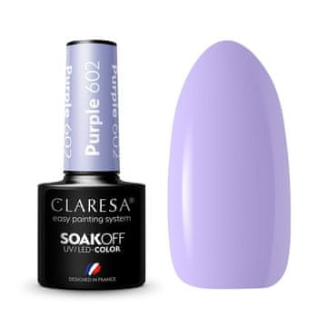 Claresa hibridni lak za nokte ljubičasti 602 - 5 g