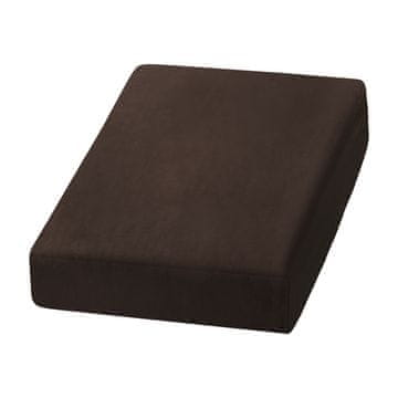 ACTIVESHOP Smeđa baršunasta plahta