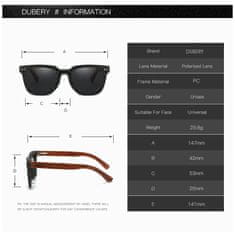 Dubery Medford 1 sunčane zaočale, Black / Black
