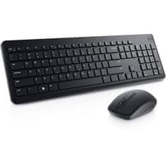 DELL | Tipkovnica i miš | KM3322W | Set tipkovnice i miša | Bežični | Baterije uključene | SAD | Crna | Bežična veza