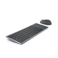 DELL | Tipkovnica i miš | KM7120W | Set tipkovnice i miša | Bežični | Baterije uključene | SAD | Bluetooth | Titan siva | Numerička tipkovnica | Bežična veza