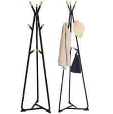 Severno YOKO vješalica za odjeću na loftu, crna, 172 cm