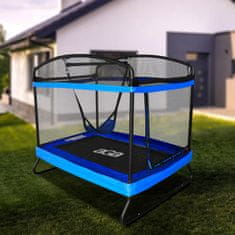 Aga Pravokutna trampolina 122x183 cm Tamno plava