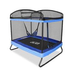 Aga Pravokutna trampolina 122x183 cm Tamno plava