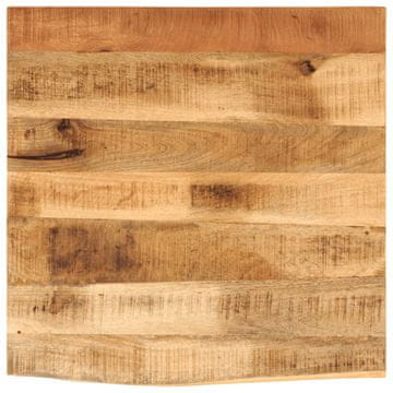 Vidaxl Ploča stola 60x60x2,5 cm Prirodni rub Obrađeno Drvo Manga