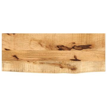 Vidaxl Ploča stola 90x20x3,8 cm Prirodni rub Obrađeno drvo manga