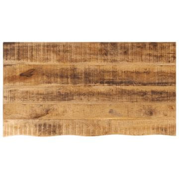 Vidaxl Ploča stola 100x60x2,5 cm Prirodni neobrađeni rub od drva manga