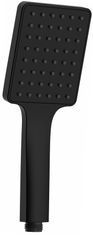 SAPHO Matirani crni ABS ručni tuš, silikonske mlaznice, 245mm - SAPHO