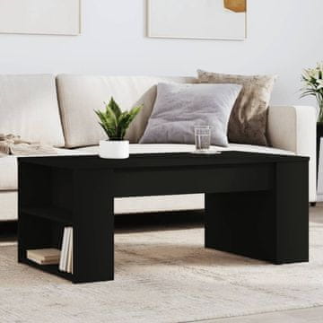 Vidaxl Klub stolić, crni, 102x55x42 cm, materijal na bazi drva