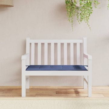 Vidaxl Jastuk za vrtnu klupu, tamnoplava, 120x50x3 cm, Oxford tkanina