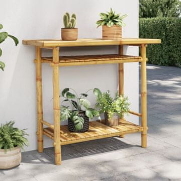 Vidaxl Konzolni stolić 90x37x75 cm bambus