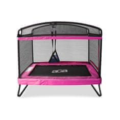 Aga Pravokutna trampolina 122x183 cm Ružičasta