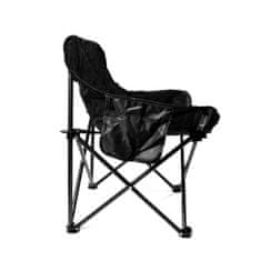 Aga Sklopiva kamping stolica DS715 Crna