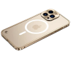 Symfony Metalni magnetski Magsafe poklopac za Apple iPhone 15 Plus, zlatni