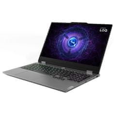 Lenovo LOQ 15 prenosnik, R7-7435HS, 24GB, SSD512GB, RTX4050, FreeDOS, siva (83JC006GSC)