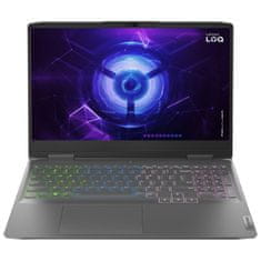 LOQ 15 prenosnik, R7-7435HS, 24GB, SSD512GB, RTX4050, FreeDOS, siva (83JC006GSC)