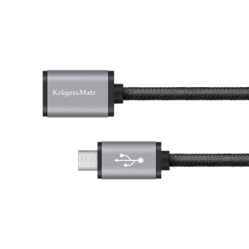slomart Adapter USB - Micro USB Kruger&Matz (utičnica-utikač) 0.2m