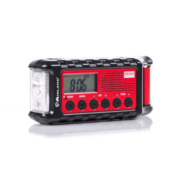 Midland Midland ER300 radio alarm s baterijom 2600mAh dinamo solar