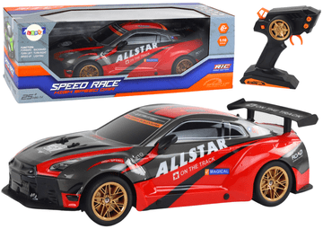 Veliki sportski automobil na daljinsko upravljanje 1:10 crveni