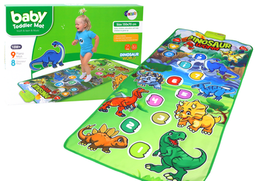 slomart LEAN TOYS Interaktivna glazbena podloga Dinosaure sa zvukovima