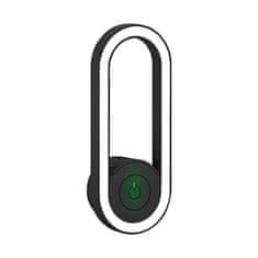 HOME & MARKER® Ultrazvučni odganjalac komaraca, LED svjetlo za spavanje, bez zračenja, protiv insekata, crni | ANTIMOSI