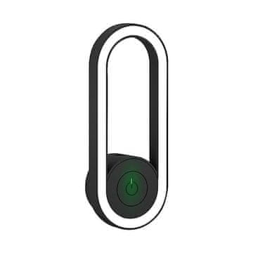 HOME & MARKER® Ultrazvučni odganjalac komaraca, LED svjetlo za spavanje, bez zračenja, protiv insekata, crni | ANTIMOSI