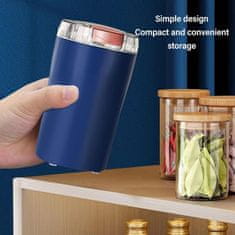 HOME & MARKER® Električni mlinac za kavu i začimbe, kompaktan kuhinjski aparat , plavi | GRIDZ