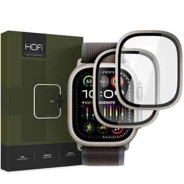 Hofi Glass Ring 2x zaštitno staklo za Apple Watch Ultra 1 / 2 49mm, titanium