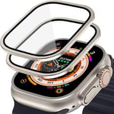 Hofi Glass Ring 2x zaštitno staklo za Apple Watch Ultra 1 / 2 49mm, titanium