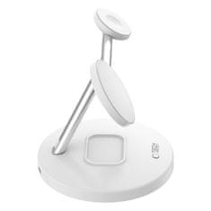 Tech-protect A35 MagSafe bežični punjač za telefon / AirPods / Apple Watch, bijela