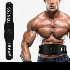 SOLFIT® Električni EMS pojas za oblikovanje trbušnih mišića i bokova, masažer za mršavljenje | SHAPEUP
