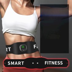 SOLFIT® Električni EMS pojas za oblikovanje trbušnih mišića i bokova, masažer za mršavljenje | SHAPEUP