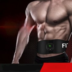 SOLFIT® Električni EMS pojas za oblikovanje trbušnih mišića i bokova, masažer za mršavljenje | SHAPEUP