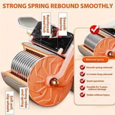 SOLFIT® Trbušni roler s automatskim povratom, ab roller za kućni trening, jačanje trbuha i leđa | COREFIT