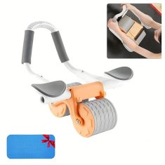 SOLFIT® Trbušni roler s automatskim povratom, ab roller za kućni trening, jačanje trbuha i leđa | COREFIT