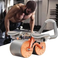 SOLFIT® Trbušni roler s automatskim povratom, ab roller za kućni trening, jačanje trbuha i leđa | COREFIT