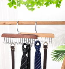 HOME & MARKER® Organizator za grudnjake i kravate s 8 kukica (2 kom) – vješalica za ormar | OCTAHANGER