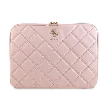 Guess Quilted 4G Sleeve - Torba za prijenosno računalo 13"" / 14"" (Ružičasta)
