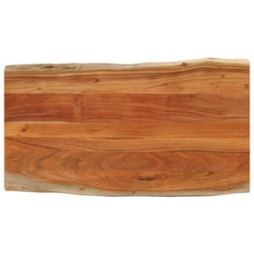 Vidaxl Ploča stola 110x60x3,8 cm Drvo akacije Prirodni rub
