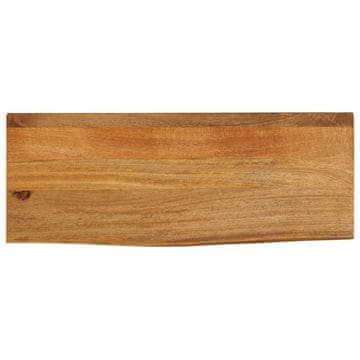 Vidaxl Ploča stola s prirodnim rubom 80x20x2,5 cm Drvo manga
