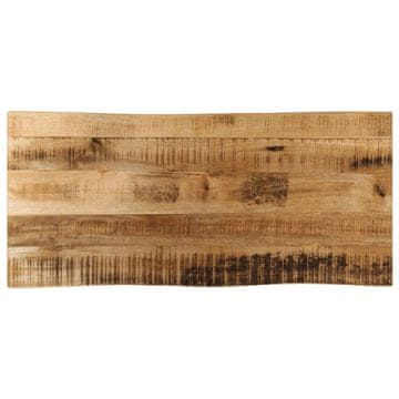 Vidaxl Ploča stola s prirodnim rubom 100x40x2,5 cm Drvo manga