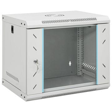 Vidaxl Zidni serverski ormarić 9U, 19", IP20, 53x40x45 cm