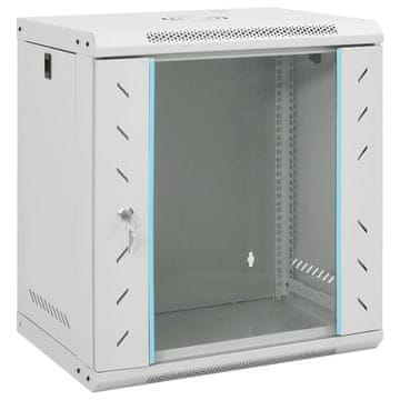 Vidaxl Zidni serverski ormar 12U, 19", IP20, 53x40x60 cm
