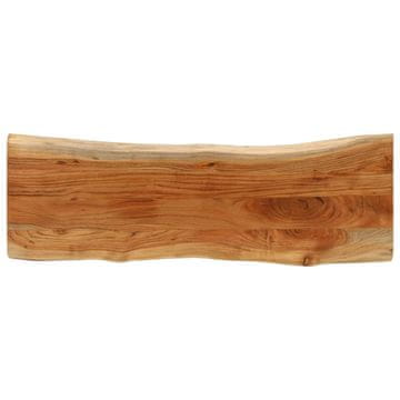 Vidaxl Ploča stola 140x40x3,8 cm Drvo akacije Prirodni rub