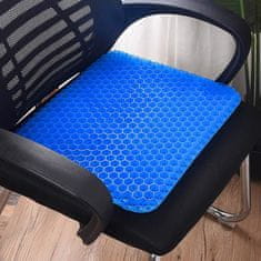 SOLFIT® Gelski jastuk za dugotrajno sjedenje – protiv pritiska i bolova u leđima (40x35x2 cm) | COMFORTKA