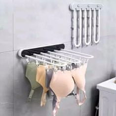 HOME & MARKER® Sklopivo zidno sušilo za rublje, prijenosno i kompaktno, za balkon i unutarnju upotrebu | VENTIDRY