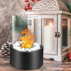 HOME & MARKER® Prijenosni stolni kamin na bioetanol za ambijent (12x22 cm) | FIREFLICKER