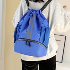 VIVVA® Sportski ruksak s više pretinaca, vodootporan, predal za cipele (31 x 15 x 42 cm) | STRIPEBACK, plava