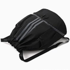 Sportski ruksak s više pretinaca, vodootporan, predal za cipele (31 x 15 x 42 cm) | STRIPEBACK, crna