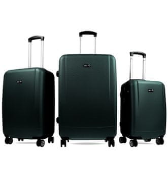 Aga Travel Set putnih kofera MR4656 Tamno zelena